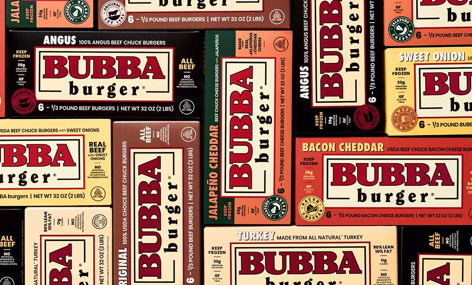 bubba Burger packaging