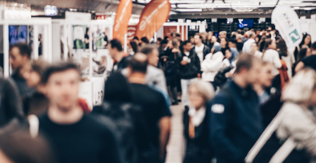 A group of people attending the Annual Meat Conference